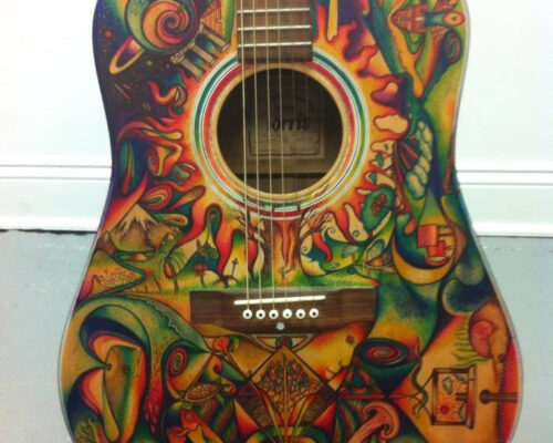 I have Drawn on Many Guitars!